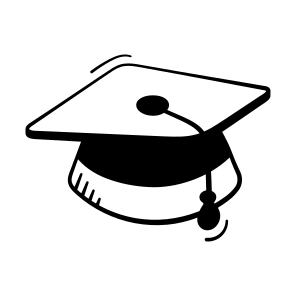 Graduation, Cap, Education, Student, Hat icon