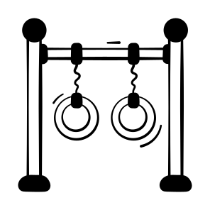 Gymnastic, Rings, Fitness, Workout, Acrobatic icon