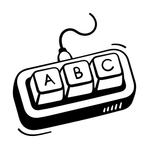 Keyboard, Abc, Learning, Education, Kindergarten icon