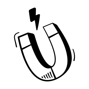 Magnet, Physics, Electromagnet, Horseshoe, Attraction icon