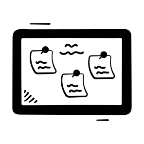 Notice, Board, Pinboard, Memo, Whiteboard icon