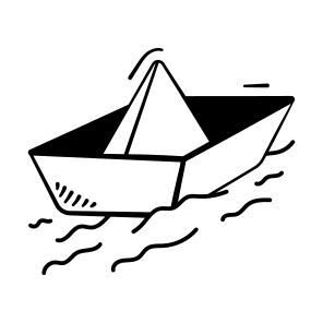 Paper, Boat, Yacht, Origami, Art icon
