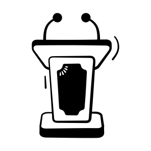 Podium, Lectern, Pulpit, Rostrum, Dais icon