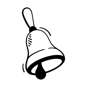 School, Bell, Sleigh, Hand Bell, Ringer icon
