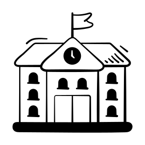 School, Building, College, Learning, Institute icon