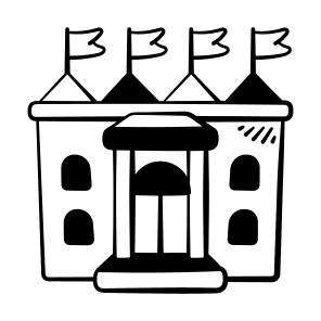 School, University, Building, College, Learning icon