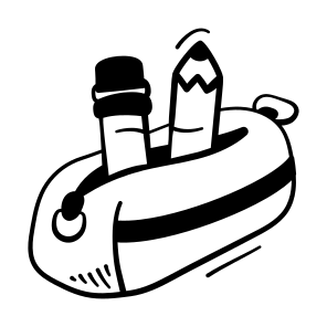 Stationery, Case, Pencil, Pouch, Bag icon
