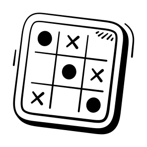 Tic Tac Toe, Game, Entertainment, Cross, Play icon