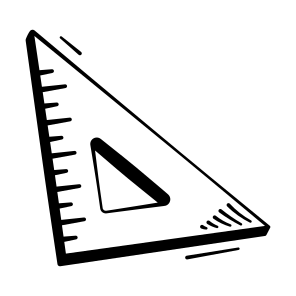 Triangular, Ruler, Geometry, Measurement, Scale icon