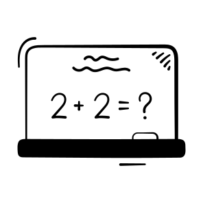 ,whiteboard, Mathematics, Math, Board, Equations,, icon