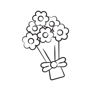 Bouquet, Floral, Blooming, Flower, Bunch icon