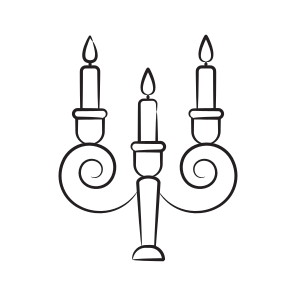 Candelabra, Candlesticks, Candlelights, Candles, Decor icon