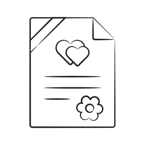 Contract, Vows, Agreement, Promise, Paper icon