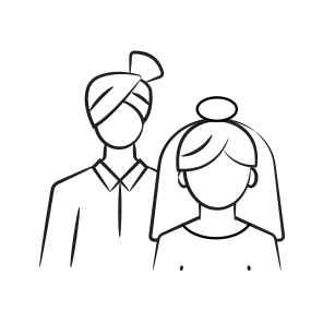 Couple, Spouses, Married, Partners, Groom icon