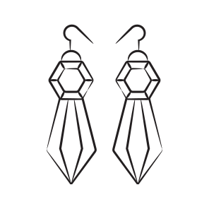 Earrings, Danglers, Adornments, Fashion, Jewellery icon