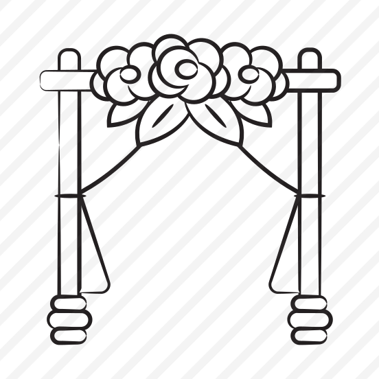 Flowers, Entrance, Gate, Entry, Decoration preview