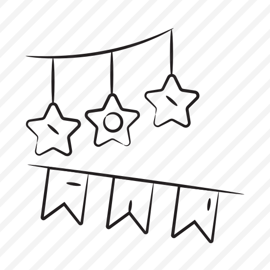 Garlands, Buntings, Decoration, Hangins, Flags preview