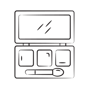 Kit, Palette, Makeup, Cosmetic, Beauty icon