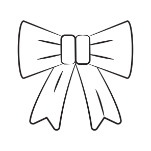 Ribbon, Bow, Tie, Knot, Decor icon