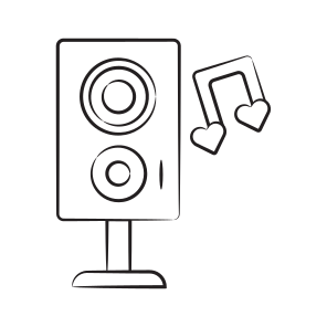 Speaker, Woofer, Sound, Music, Device icon