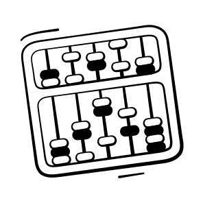 Abacus, Math, Calculator, Arithmetic, Counting, Educational, Learning, icon