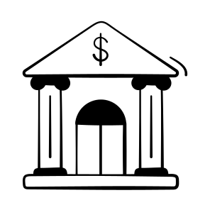 Bank, Building, Institution, Business, Savings, Money, Management, icon