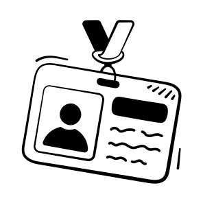 Business, Id, Identification, Badge, Employee, Card, Finance, icon