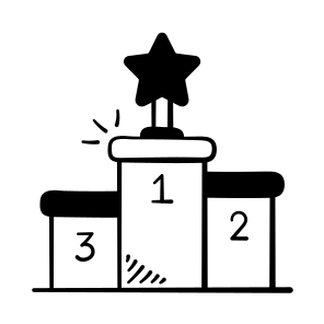 Business, Success, Winner, Podium, Award, Motivation, Achievement, icon