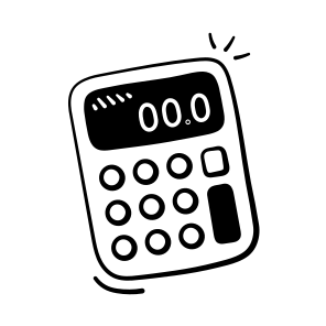 Calculator, Totalizer, Estimator, Accounting, Finance, Tax, Budget, icon