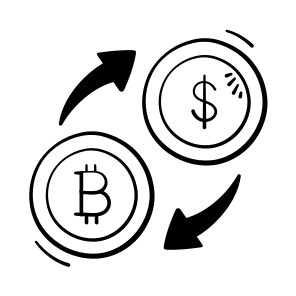 Currency, Exchange, Crypto, Cryptocurrency, Digital, Business, Finance, icon