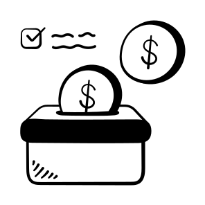 Donation, Charity, Box, Funds, Savings, Investment, Business, icon