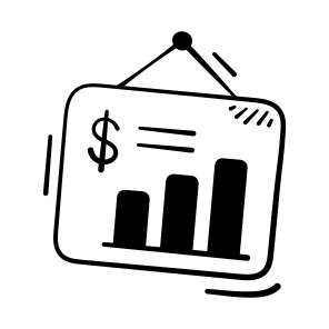 Financial, Chart, Growth, Business, Success, Marketing, Presentation, icon