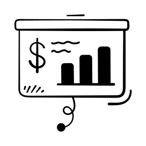 Financial, Presentation, Chart, Report, Finance, Business, Statistics, Data, icon