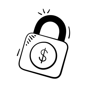 Financial, Security, Padlock, Business, Finance, Protection, Safety, icon