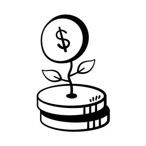 Investment, Growth, Business, Finance, Economy, Savings, Wealth, Money, icon