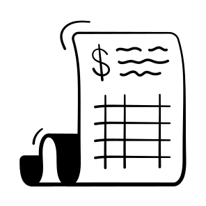 Invoice, Receipt, Financial, Document, Account, Budget, Accounting, icon