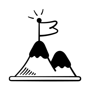 Mission, Achievement, Success, Victory, Accomplishment, Motivation, Leadership, icon