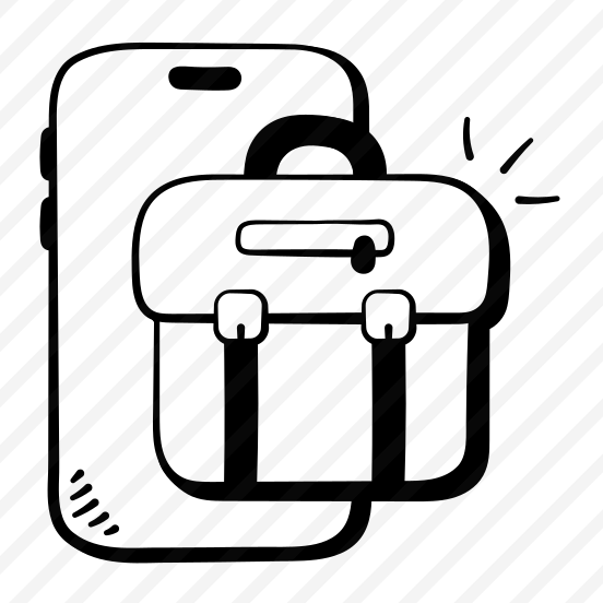 Mobile, Business, Online, Work, Management, Finance, Briefcase, preview