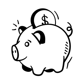 Piggy Bank, Savings, Money, Finance, Investment, Cash, Loan icon