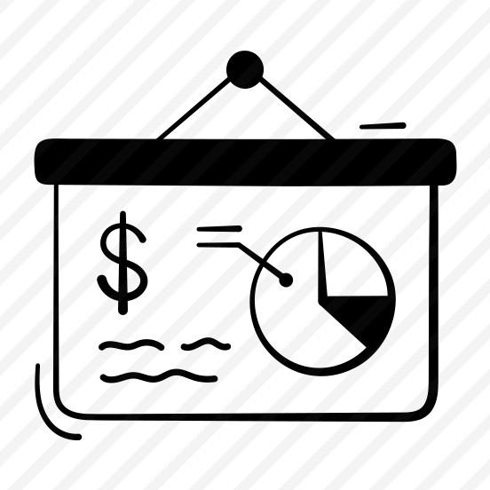 Presentation, Board, Financial, Data, Pie Chart, Business, Marketing, preview