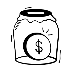 Savings, Investment, Funds, Donations, Business, Finance, icon