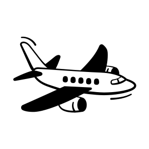 Airplane, Aircraft, Flight, Travel, Aviation icon