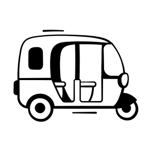 Auto, Rickshaw, Tuk Tuk, Transport, Vehicle icon