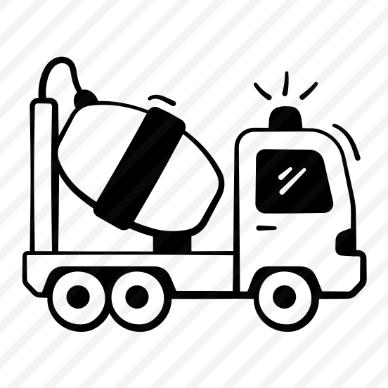 Cement, Mixer, Concrete, Truck, Vehicle preview