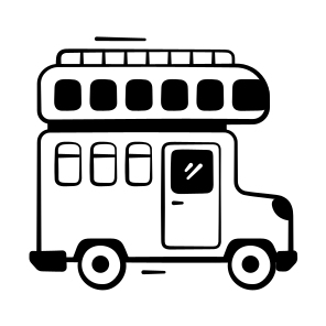 Double Decker, Bus, Transportation, Vehicle, Automobile icon