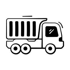 Dumper, Truck, Vehicle, Mining, Tipper icon