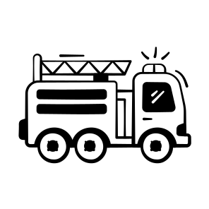 Firetruck, Fire, Truck, Engine, Emergency icon