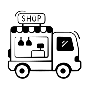 Food, Truck, Service, Mobile, Cafe icon