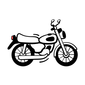 Motorcycle, Bike, Motorbike, Transport, Travel icon