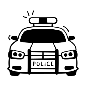 Police, Car, Law, Enforcement, Emergency icon